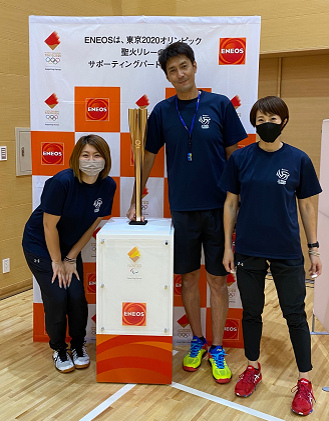 2020☆１　メモリアル　聖火トーチフォトスポットリレーキャラバン