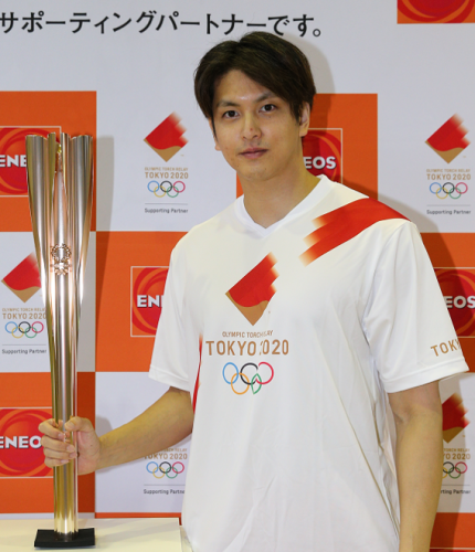 2020☆１　メモリアル　聖火トーチフォトスポットリレーキャラバン